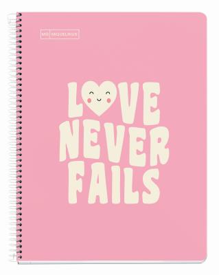 [MR46945] CUADERNO MR46945 NB1 A4 80 CLA 90G MESSAGES ROSA