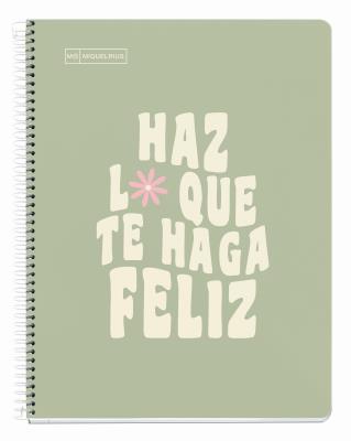 [MR46944] CUADERNO MR46944 NB1 A4 80 CLA 90G MESSAGES VERD SALVIA