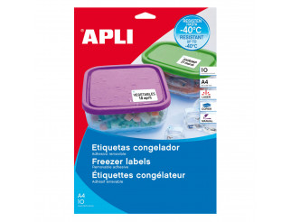 [15070] ETIQUETAS APLI 15070 CONGELADOR 63,5X33,9 10 H.