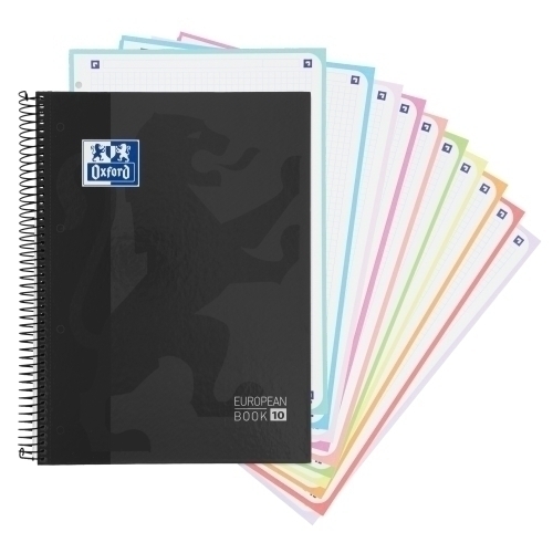 [400172360] EUROPEANBOOK 10 OXFORD SCHOOL CLASSIC T.EXTRADURA A4+ 150H 5X5 NEGRO
