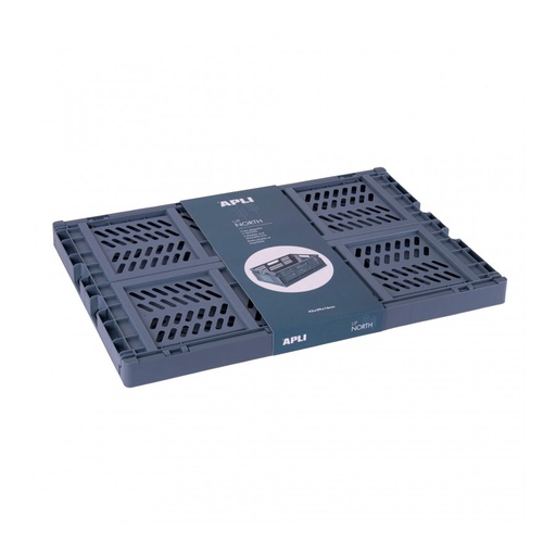 [19558] PACK 1 CAJA APLI 19558 PLEGADAS Y APILABLES 43X29X16 MM. AZUL