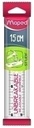 REGLA MAPED 245320 STUDY 15 CM IRROMPIBLE TRANSPARENTE