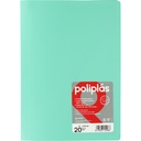 CARPETAS CON FUNDAS GRAFOPLÁS 01450026 POLIPLAS 20 FUNDAS FOLIO MINT