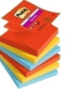 NOTAS ADHESIVAS POST-IT R330-6SS-PLAY 90h Z NOTES 76x76 (R330) SUPER STICKY COLORES PLAYFUL PACK de 6