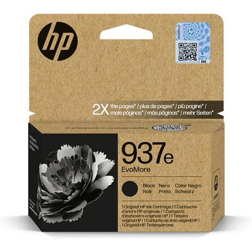 [4S6W9NE] CARTUCHO HP 4S6W9NE NEGRO 937e EVOMORE