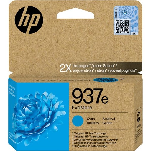 [4S6W6NE] CARTUCHO HP 4S6W6NE CYAN 937e EVOMORE