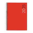 AGENDA MR34454 ESPIRALPLUS D/P-CAT PP CITY ROJO 25
