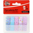 INDICE FIXO 65001499 PACK POPUP 5MARCADOR 20H 12X45MM FIESTA