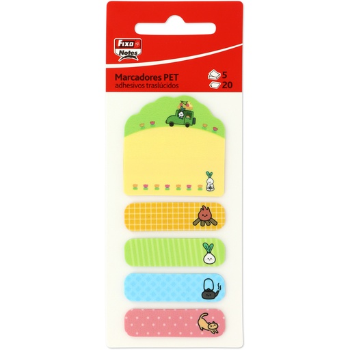 [65001599] INDICE FIXO 65001599 PACK 5 MARCADORES 20H DISEÑO SURT.
