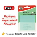 NOTAS FIXO 65007892 PACK 50 NOTAS ADH. 75X75MM MINT PASTEL