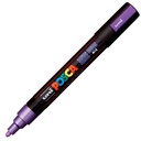 MARCADOR POSCA 286872000 PC-5M NO PERMANENTE PUNTA FORMA DE BALA 1,8 - 2,5 MM VIOLETA METÁLICO