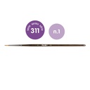 PACK MILAN 80461B PINCELES REDONDO PELO SINTETICO SEREI 311 Nº 1