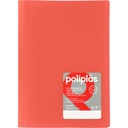 CARPETAS POLIPLAS 01430084 CON FUNDAS SOLDADAS CORAL OPACO TRADICIONAL