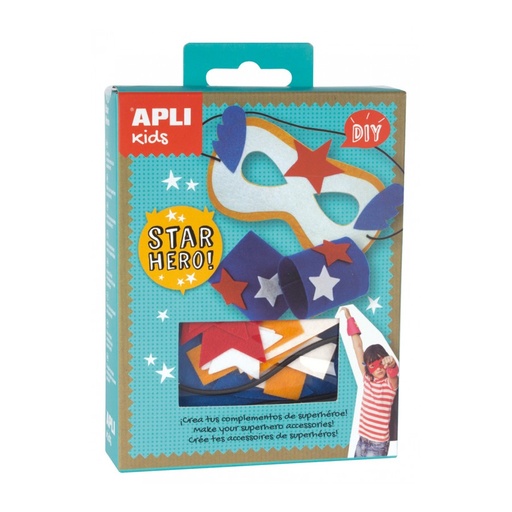[14717] MINI KIT APLI 14717 MASCARA SUPERHEROE AMA-BL   