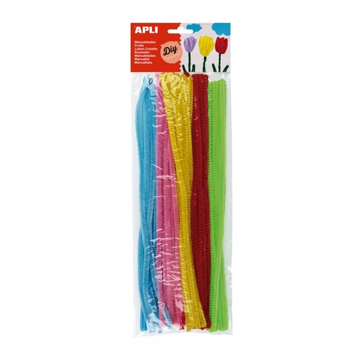 [13270] LIMPIAPIPAS APLI 13270 COLORES SURT. NEON 50UN