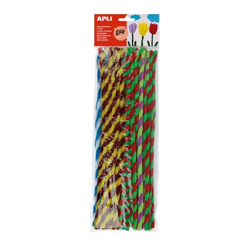[13271] LIMPIAPIPAS APLI 13271 COLORES SURT. TWIST 50UN