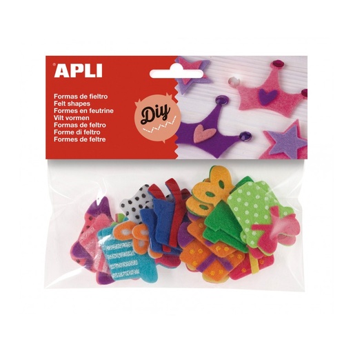 [13784] FIELTRO APLI 13784 FORMAS REGALO 18UN