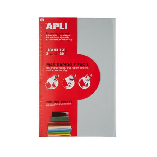 [13183] FORRO APLI 13183 300MM AUTOAJUSTABLE 3UN 120MIC.