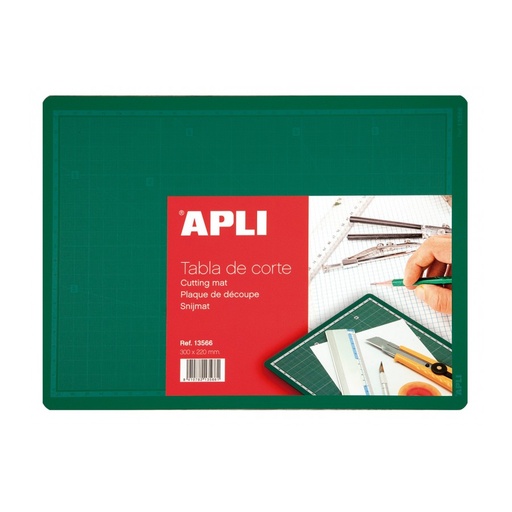 [13566] TABLA DE CORTE APLI 13566 300x220x2MM PVC (A4)