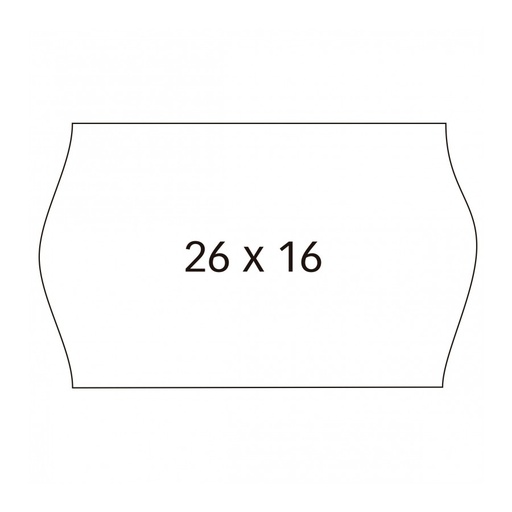 [100922] ETIQUETAS APLI 100922 26x16 PERM. PACK 6 R