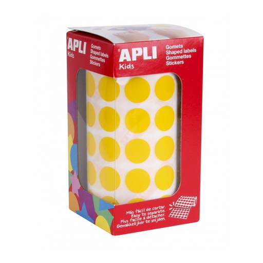 [4855] GOMETS APLI 4855 Ø 15MM REDONDOS ARMARILLO 2832UN