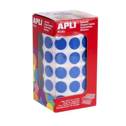 [4856] GOMETS APLI 4856 Ø 15MM REDONDOS AZUL 2832UN