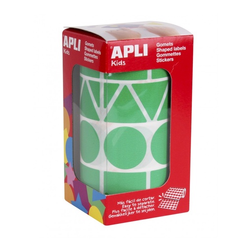 [11164] GOMETS APLI 11164 GEOMETRICOS XL VERDE PACK 4 ROLLOS 1357UN