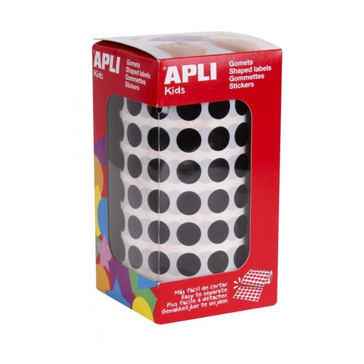 [11482] GOMETS APLI 11482 Ø 10,5MM REDONDOS NEGRO 5192UN