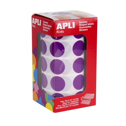 [11490] GOMETS APLI 11490 Ø 20MM REDONDOS LILA 1770UN
