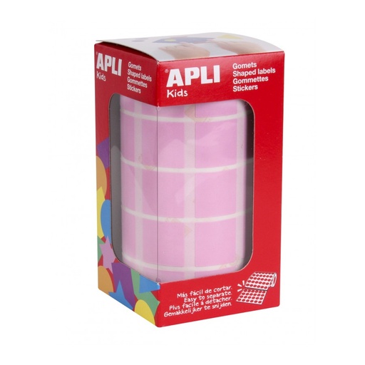 [11499] GOMETS APLI 11499 20x20MM CUADRADO ROSA 1770UN