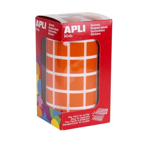 [12479] GOMETS APLI 12479 15x15 CUADRADO NARANJA 2832UN