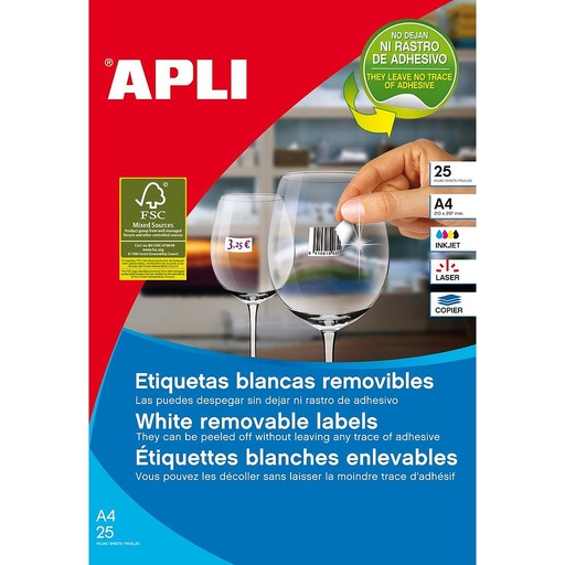 [10314] ETIQUETAS APLI 10314 JOYERIA 45X 8 25H REM. A4