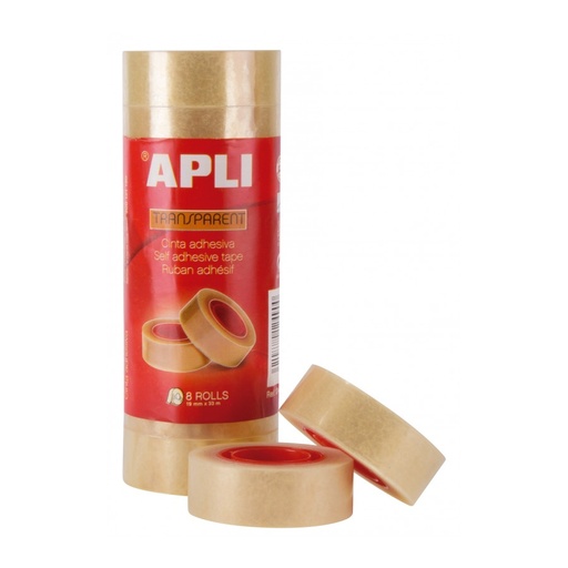 [12490] CINTA APLI 12490 19x33 ADHESIVA TRANSP. TORRE 8 UN