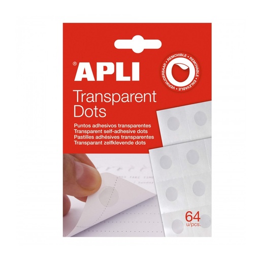 [12871] GOTAS APLI 12871 ADHESIV. DOT REMOVIBLE 64UN