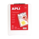 PORTA BLOC APLI 13780 A4 PLASTICO TRANSPARENTE