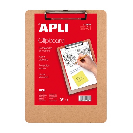 [14684] PORTA BLOC APLI 14684 A4 MADERA
