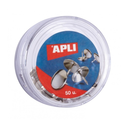 [11725] CHINCHETAS APLI 11725 NIQUELADAS 50UN