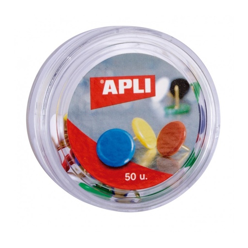 [11733] CHINCHETAS APLI 11733 COL. SURTIDOS 50UN