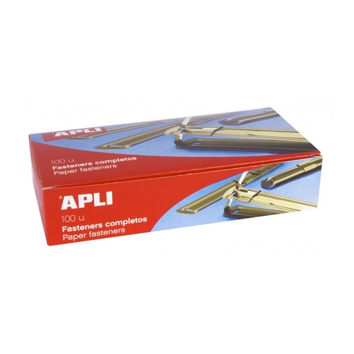[11832] FASTENER APLI 11832 COMPLETO DORADO 100UN
