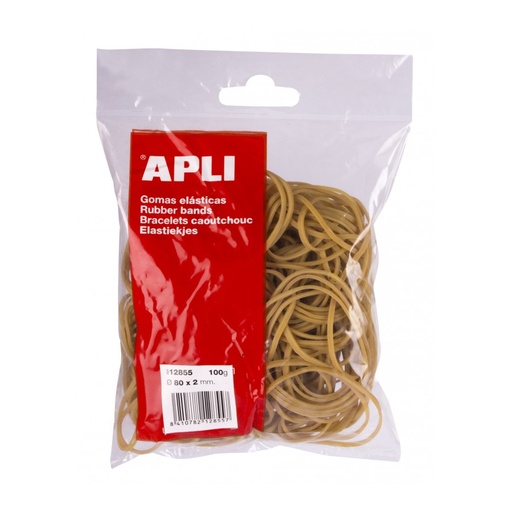 [12855] GOMAS APLI 12855 80x2 ELASTICAS 100GR