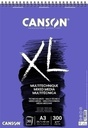 BLOC CANSON 20087216  29,7X42 30H ESPIRAL XL MIX MEDIA TEXTURADO 300G