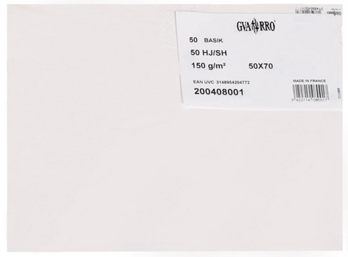 [C200408001] Hoja 50x70 (50) Guarro Dibujo Basik Fino 150g