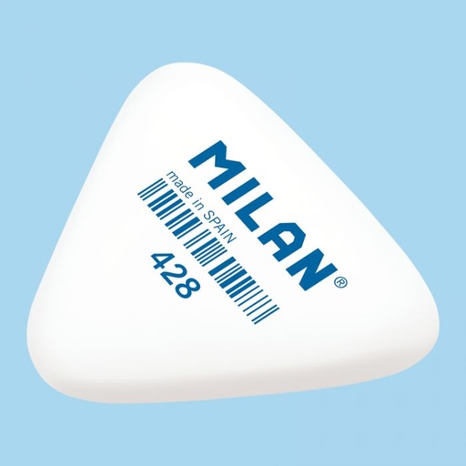 [PMM428] GOMA MILA PMM428  MIGA DE PAN TRIANGULARES GRUESAS, BLANCO