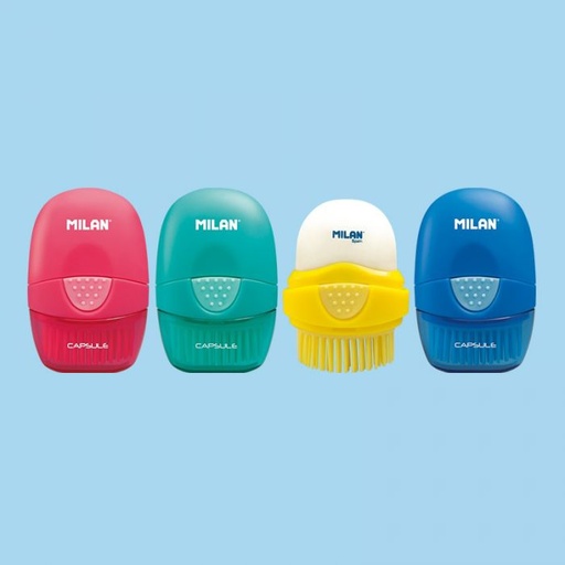 [4900116] EXPOSITOR MILAN 4900116 16 ERASER&BRUSH CAPSULE