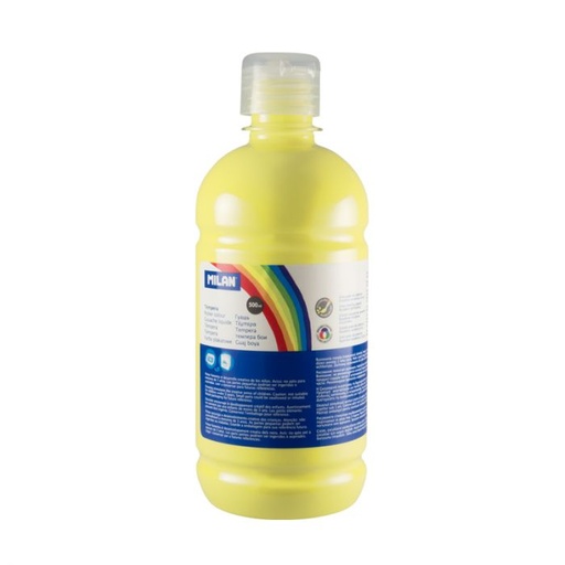[03619] TEMPERA MILAN 03619 500ML AMARILLO LIMÓN