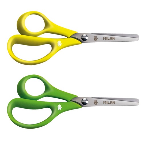 [1439620] TIJERAS MILAN 1439620 EXPOSITOR 20  ESCOLARES PARA ZURDOS