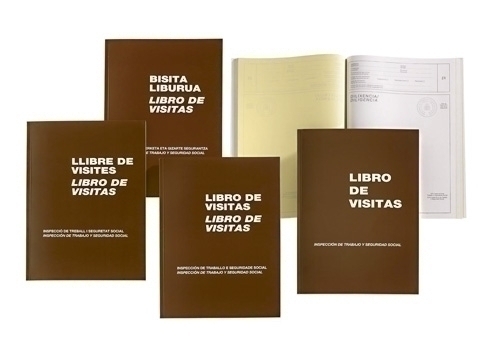 [5098] LIBRO MR  5098  Fº NAT.100 Mº 98 VISITAS  5 8422593050989