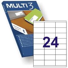 [04703] ETIQUETES MULTI 3 04703 70X35 MM. 100 FU