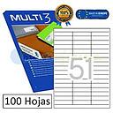 [04720] ETIQUETES MULTI 3 04720 70X16.9 MM. 100