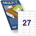 [04722] ETIQUETES MULTI 3 04722 70X30 MM. 100 FU